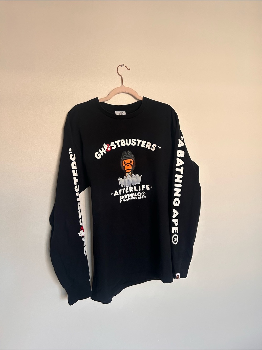 Bape Black Tee Ghostbusters